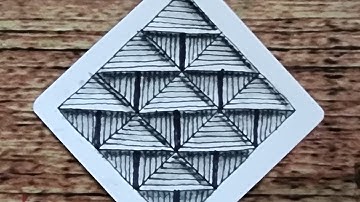 Learning zentangle art #43 Meditation  with art !!!Relaxing Art