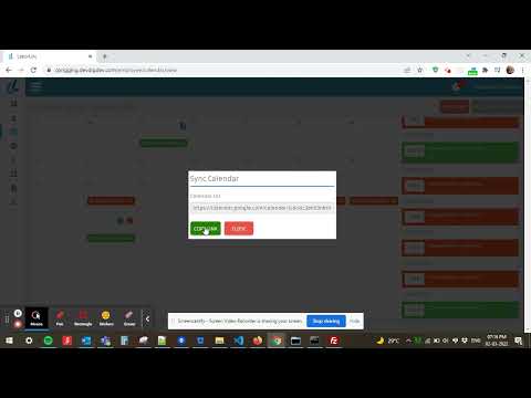 LaborLinc Calendar Sync Using Google API - App functionality video