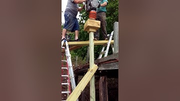 Pile Driving Using Jumping Jack Tamper
