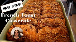 Easy and Delicious French Toast Casserole Recipe! 🍞 | Overnight Breakfast