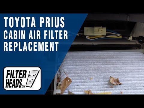How to Replace Cabin Air Filter 2007 Toyota Prius - YouTube