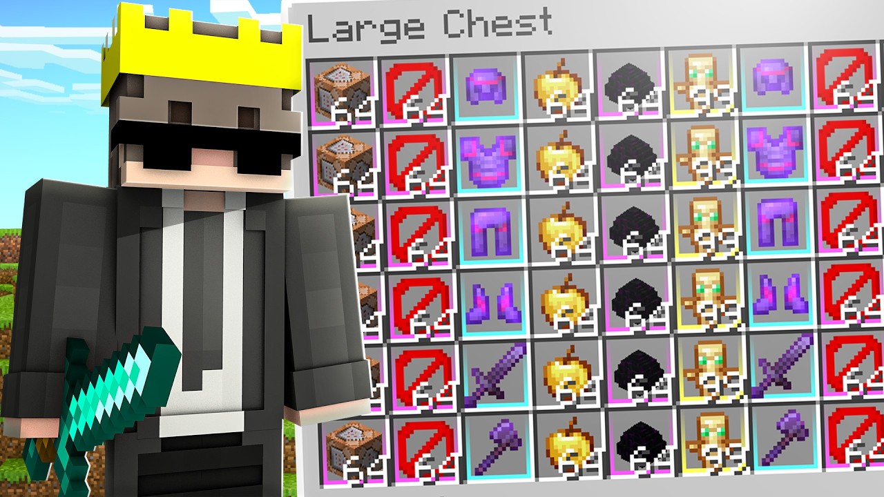 How I Obtained Every CREATIVE Item in this Minecraft SMP