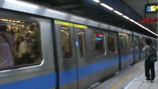 20120603 - 臺北捷運 新埔站 341型列車進站(鳴笛)