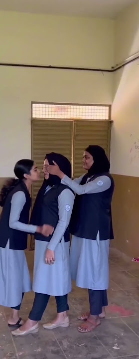 Muslim Girls Kiss in Classroom