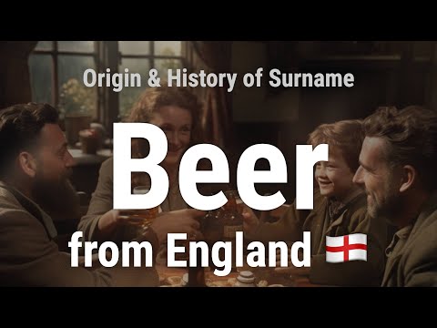 Beer from England 🏴󠁧󠁢󠁥󠁮󠁧󠁿 - Meaning, Origin, History & Migration Routes of Surname