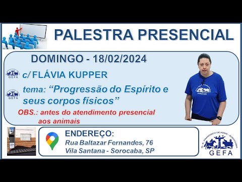 Assista: Palestra Presencial - c/ FL�?VIA KUPPER (18/02/2024)