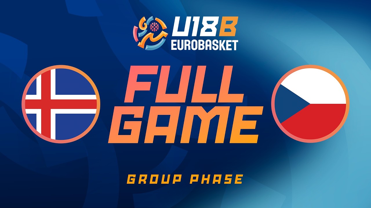 Group Phase | Iceland v Czechia | Full Basketball Game | FIBA U18 EuroBasket 2026 Division B