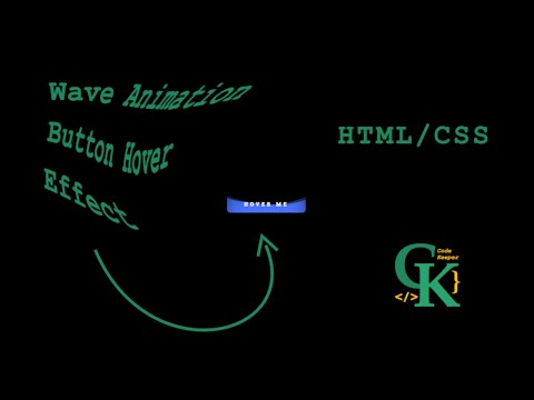 Create Stunning Wave Animation Button with HTML and CSS || Button Hover Effect
