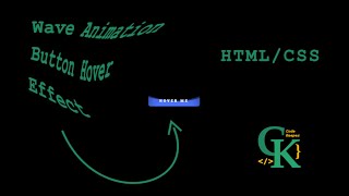 Create Stunning Wave Animation Button with HTML and CSS || Button Hover Effect