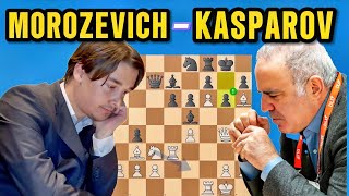 Aggressive Attack ! | Alexander Morozevich vs Garry Kasparov, 2001