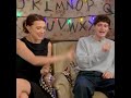 Millie Bobby Brown &amp; Noah Schanapp's Funny Interview Moment 🤣#funny #viral