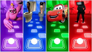 Believer vs Hunky Jake vs Skibidi Toilet vs Mcqueen vs TV Man - Tiles Hop Rush