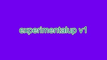 How to make Experimentalup V1 (with a new advanced vst version) & changed Videoup V14.4