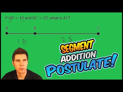Segment Addition Postulate