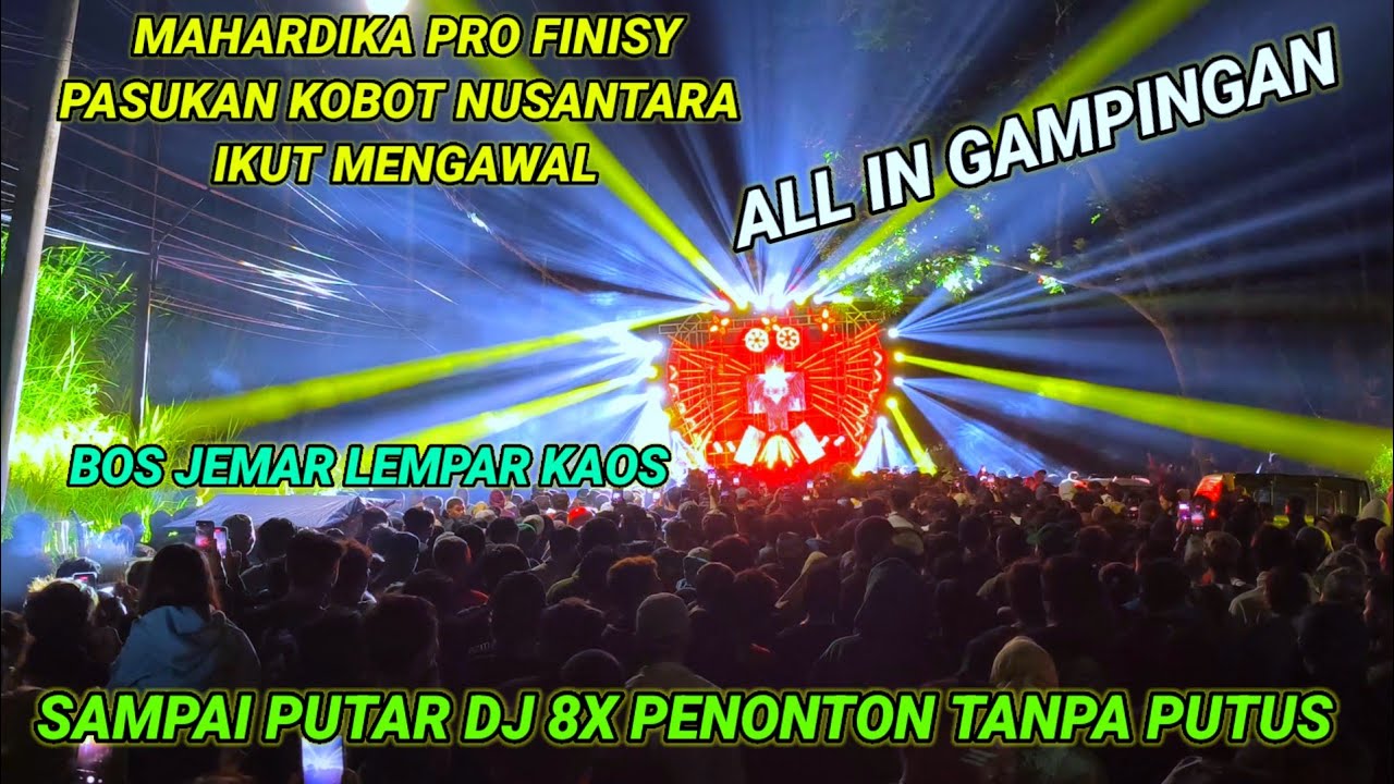 Bos jemar lempar kaos dari atas fusoMahardika pro pulang di kawal pasukan kobot Nusantara,