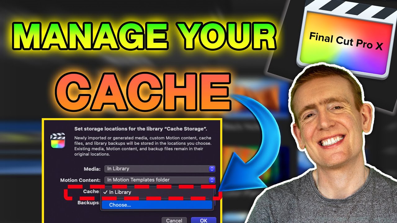 How to manage your CACHE in Final Cut Pro X - YouTube