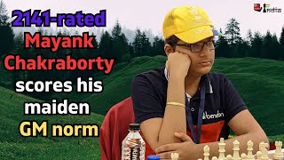 From 2141 to 2326 + GM norm in one tournament - 13-year-old Whizzkid from Assam - Mayank Chakraborty