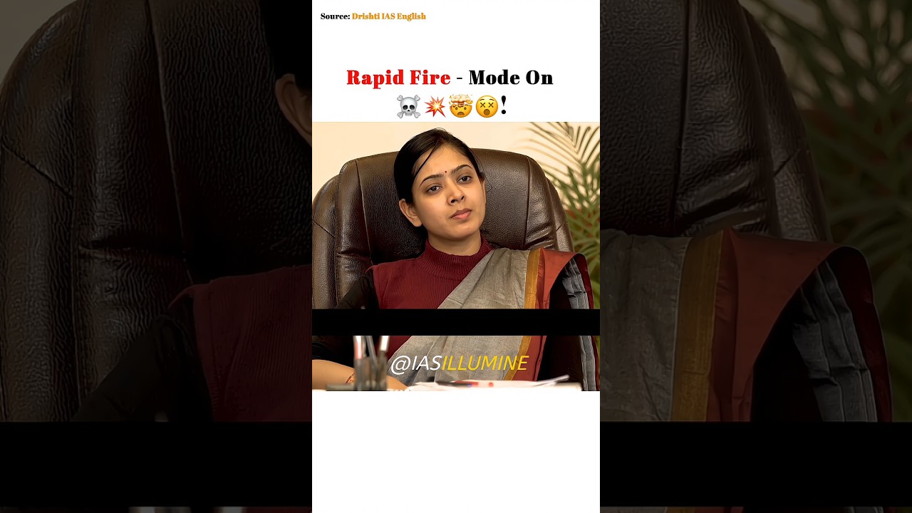 Rapid Fire ☠️💥🤯 Veer Pratap Singh | Upsc Interview