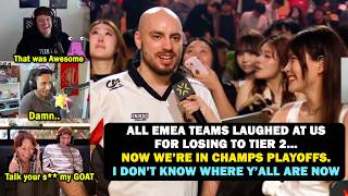 Streamers React to VIT Derke’s Interview After Beating NS in a CRAZY Match | VCT Champs 2026