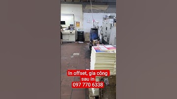 in offset, gia công sau in đến ngay in Én Vàng