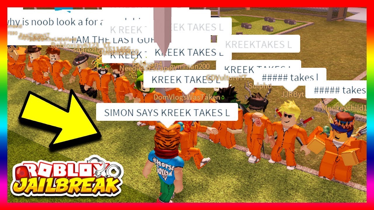 Roblox Jailbreak Craziest Simon Says Hide And Seek Winner Gets - new roblox jailbreak new update soon simon says hide n