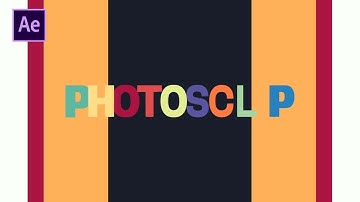 Text Slice Animation in After Effects | No Plugins | Photosclip Tutorial