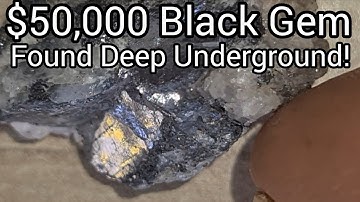 Rare Black Gemstone Found Deep in Moroccan Caves — Worth Over $50,000!