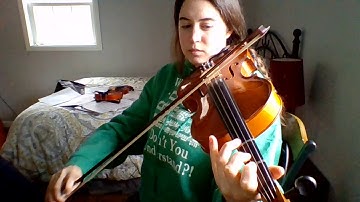 D Harmonic Minor Scale Viola