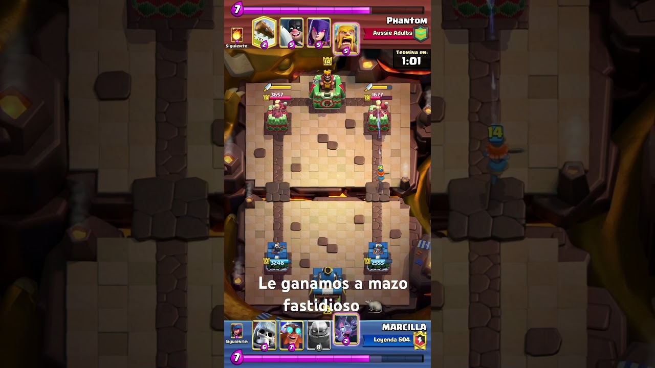 Súper mazo tanque 💣 ganándole a mazos Counter 👊🏻🐀 