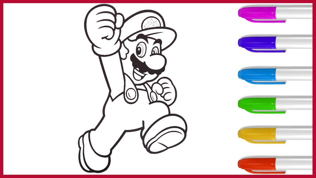 Super Mario Bros Coloriage