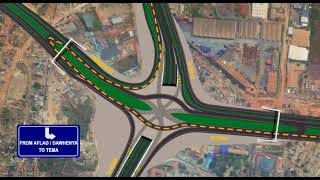 VIDEO: Diversions on the Tema Motorway Interchange