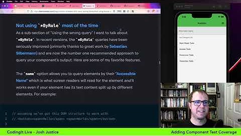 ByRole Queries in React Native Testing Library