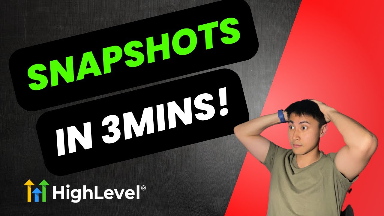 How to Set Up Snapshots in GoHighLevel (2023 Updated Tutorial) - YouTube