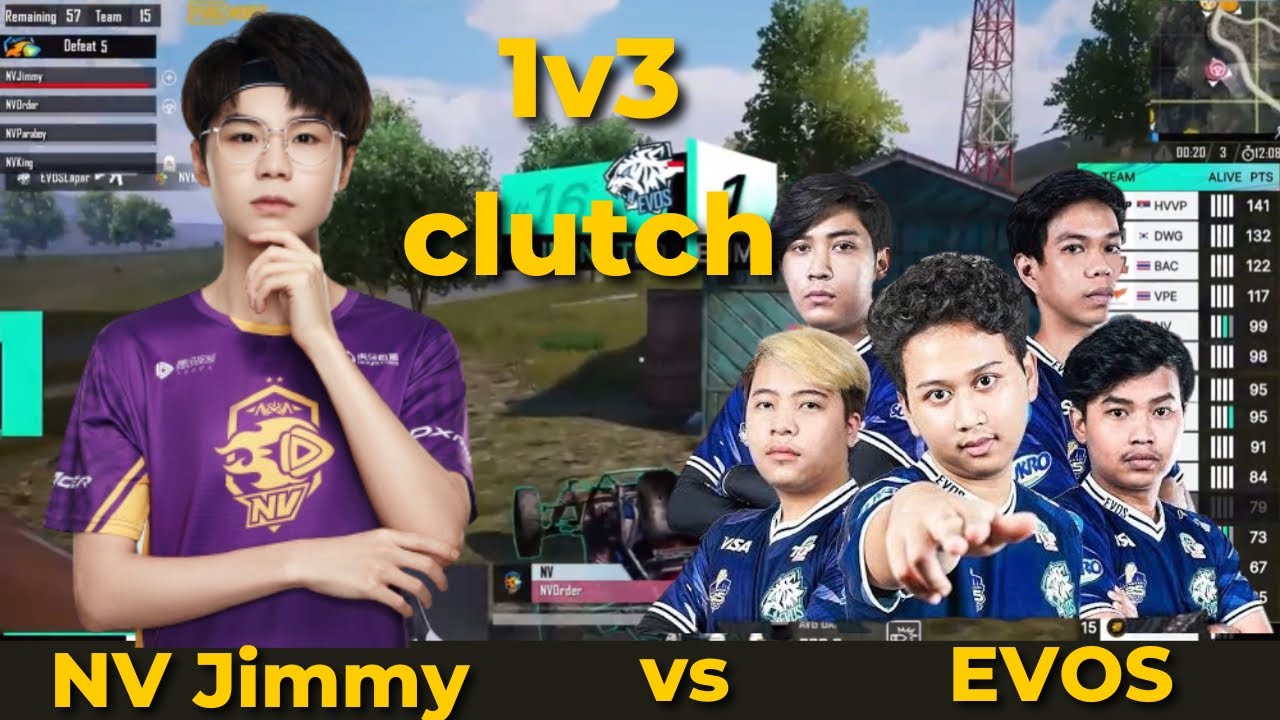 NOVA Jimmy 1v3 clutch on EVOS in PMGC 2022
