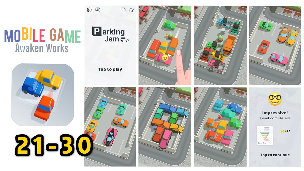 Parking Jam 3D Levels 2130 Gameplay YouTube