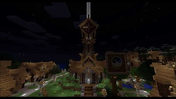 Minecraft Tutorial #1: Functional Clock Tower - Timing Mechanism