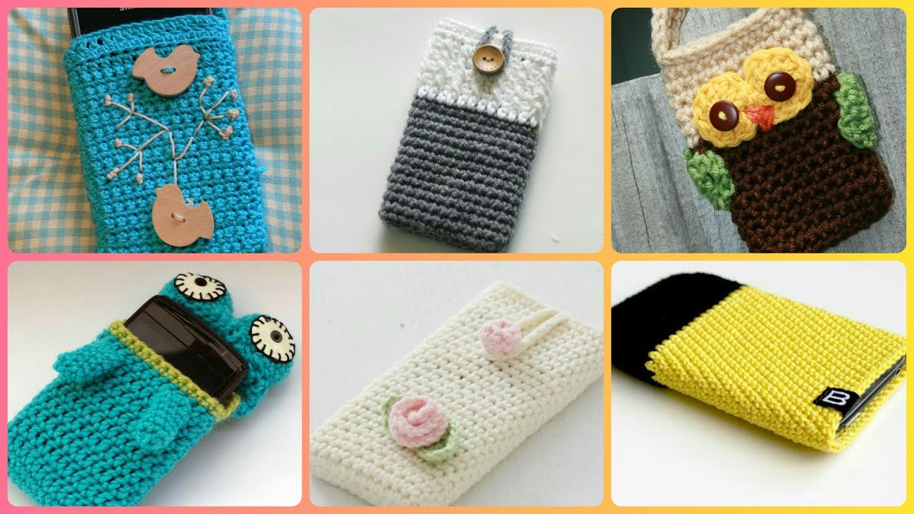 Cute Crochet Mobile Cover Patterns - Beautiful Handknitted Phone Case ...