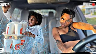 DRIVING SUPER CRAZY & MAKING My ANGRY GIRLFRIEND HOLD ICE COLD WATER * HILARIOUS * | KICKSTORM.RU 👟