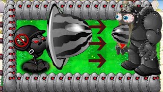 Doom Gatling vs Doom Melon vs Dr.Zomboss | Plants vs Zombies Hack