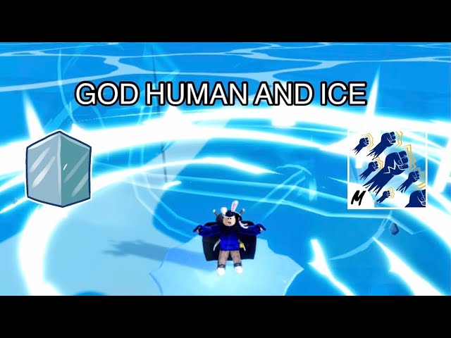 Combo OP de Ice e God Human no BLOX FRUITS! #TheTown2023 #ice #god #hu