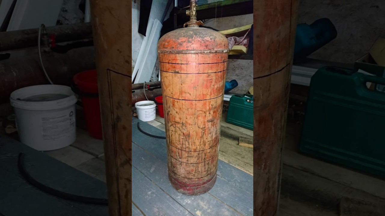 Печка из газового котла