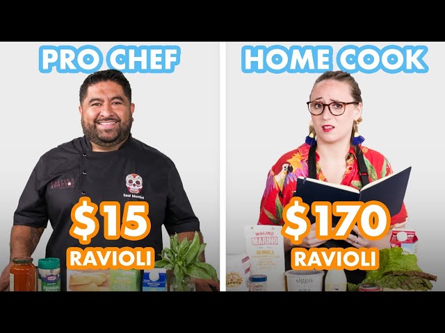 $170 vs $15 Ravioli: Pro Chef & Home Cook Swap Ingredients | Epicurious