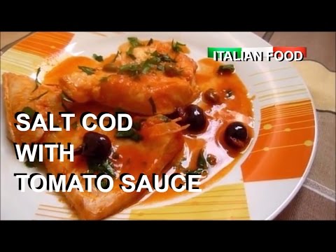 SALT COD WITH TOMATO SAUCE 👍 ITALIAN FOOD BACCALA' ALLA PIZZAIOLA