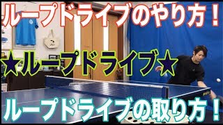 効くループドライブのコツとブロックの仕方【卓球】~8~