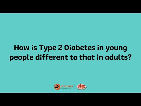 How is Type 2 Diabetes in young people different to that in adults?