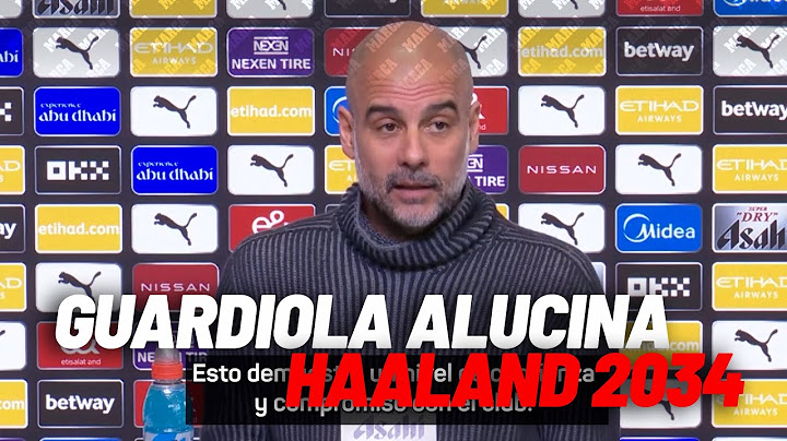 Guardiola, feliz con la renovación de Haaland: "Es una noticia excepcional para el club" I MARCA