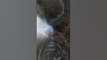 Flying Through a Waterfall 🎬 Sebastian Schieren #Shorts #FPV
