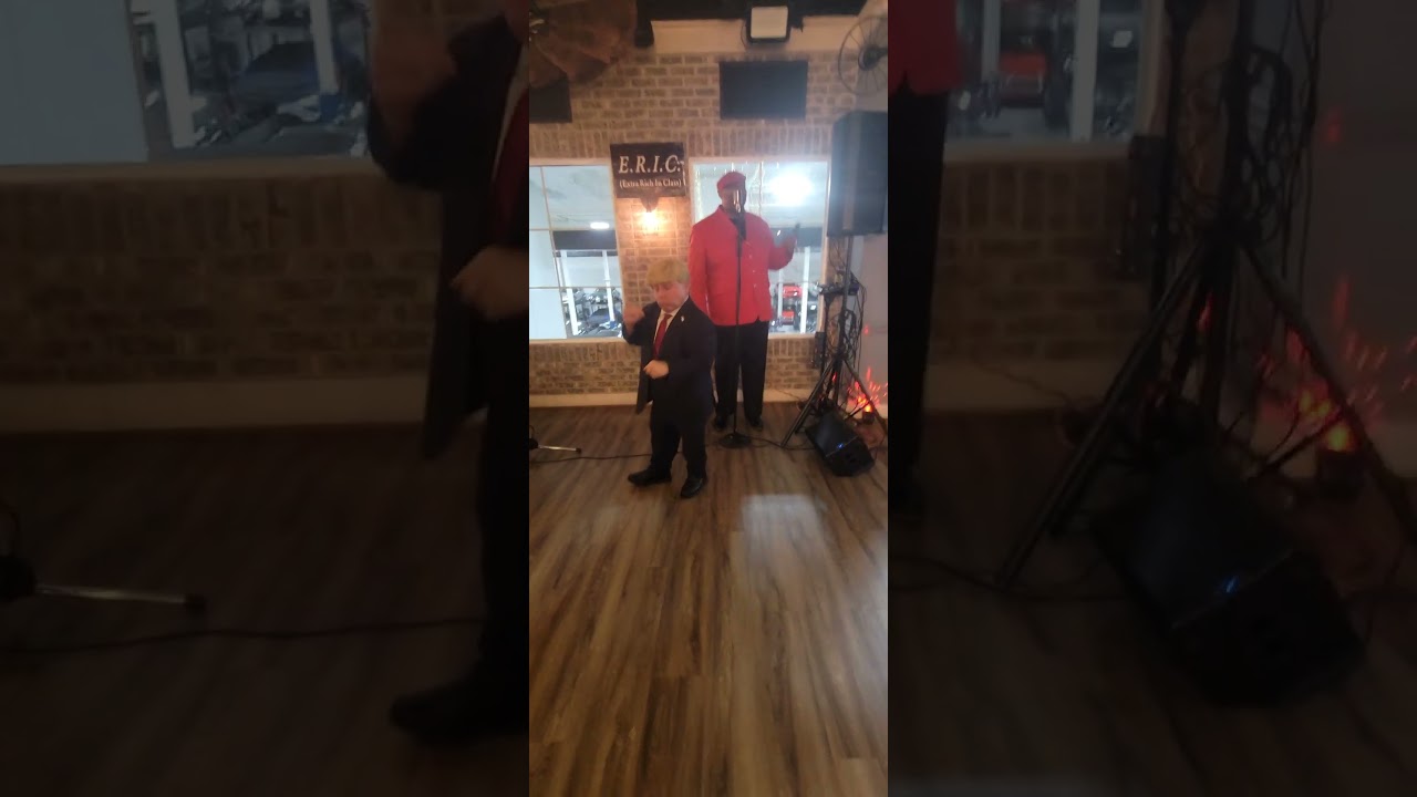 Mini Trump Warms Up The Dance Floor! 