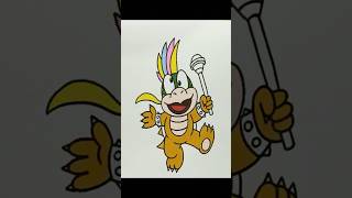 Mario Bros' Lemmy Koopa Fun Coloring #coloring #mariobros #shorts