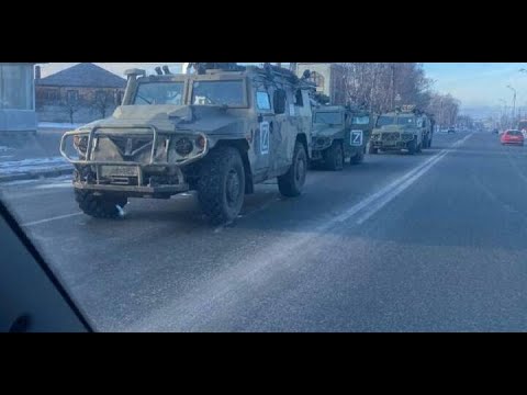 Российские войска в Харькове. В городе идут бои